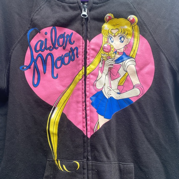 RARE Sailor Moon Zip Up Hoodie! - Picture 1 of 4